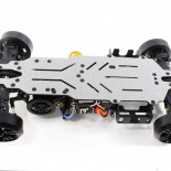 COCHE DRIFT E4D MF BRUSHLESS GRAFITO SILVER 4X4 PLATEADO (LISTO PARA CORRER)