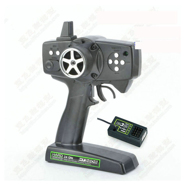 Emisora 3 canales pistola Hard HT3G05 2.4GHZ