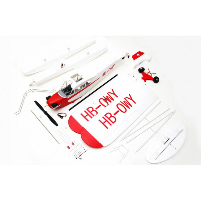 AVIÓN J3 CUB V3 1400MM PNP + FLOTADORES DE REGALO