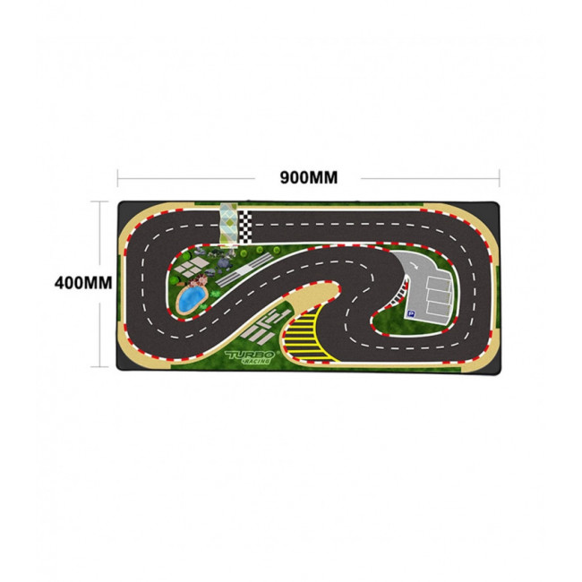 CIRCUITO ALFOMBRA PARA COCHE MINI 1/76 40X90CM