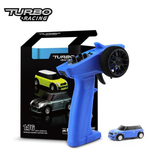 TURBO RACING COCHE RC 1/76 MINI COMPLETO AZUL