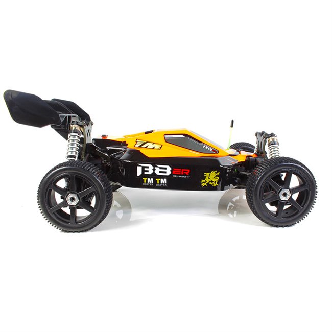 B8ER BUGGY BRUSHLESS 1/8 SEMI COMPETICIÓN NEGRO-NARANJA (LISTO PARA CORRER)