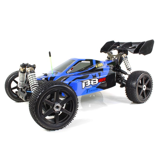 B8ER BUGGY BRUSHLESS 1/8 SEMI COMPETICIÓN NEGRO-AZUL(LISTO PARA CORRER)