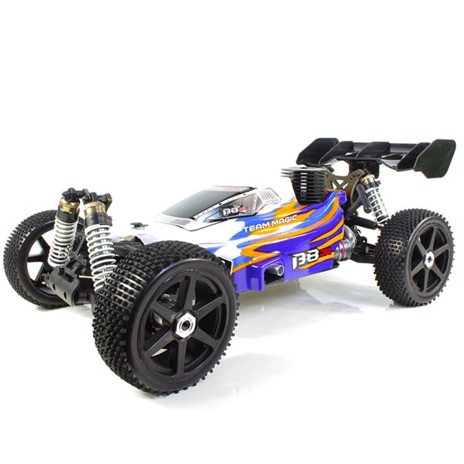 ❤️ B8 JR BUGGY NITRO 1/8 EXTREME MOTOR 25 NARANJA (LISTO PARA CORRER)