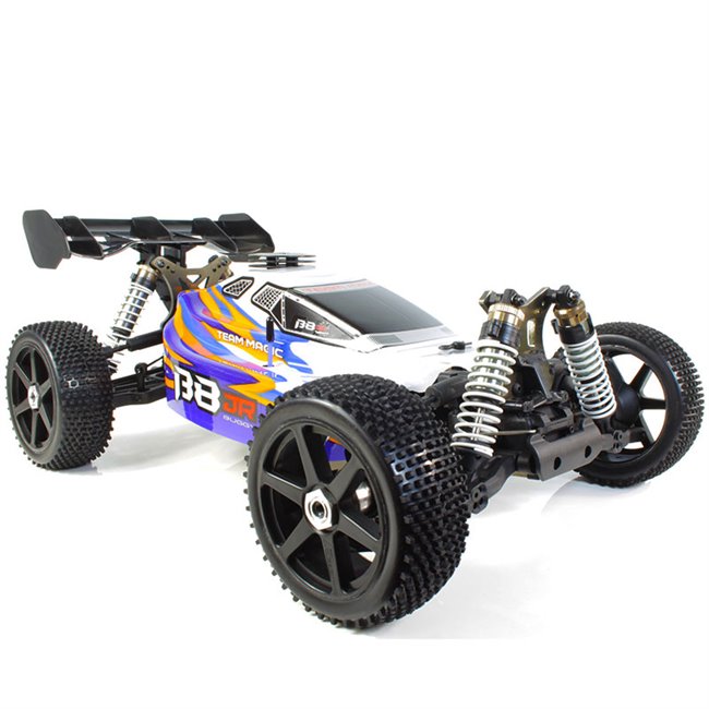 ❤️ B8 JR BUGGY NITRO 1/8 EXTREME MOTOR 25 NARANJA (LISTO PARA CORRER)