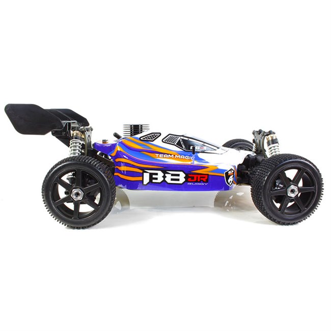 ❤️ B8 JR BUGGY NITRO 1/8 EXTREME MOTOR 25 NARANJA (LISTO PARA CORRER)
