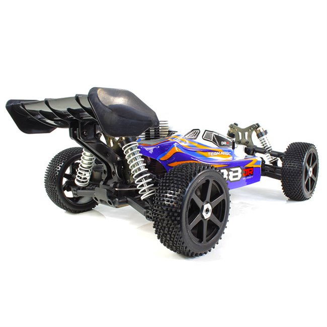 ❤️ B8 JR BUGGY NITRO 1/8 EXTREME MOTOR 25 NARANJA (LISTO PARA CORRER)