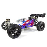 ❤️ B8 JR BUGGY NITRO 1/8 EXTREME MOTOR 25 ROJO (LISTO PARA CORRER)