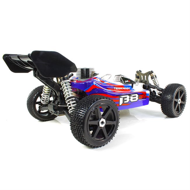 ❤️ B8 JR BUGGY NITRO 1/8 EXTREME MOTOR 25 ROJO (LISTO PARA CORRER)