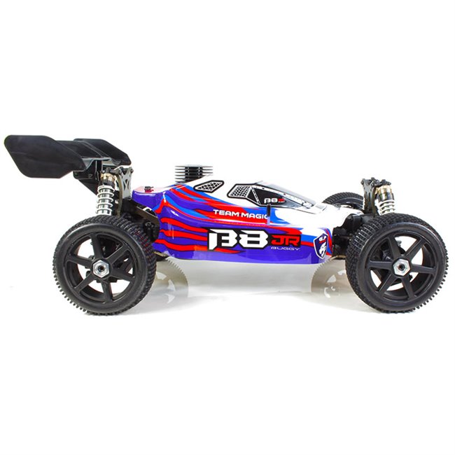 ❤️ B8 JR BUGGY NITRO 1/8 EXTREME MOTOR 25 ROJO (LISTO PARA CORRER)