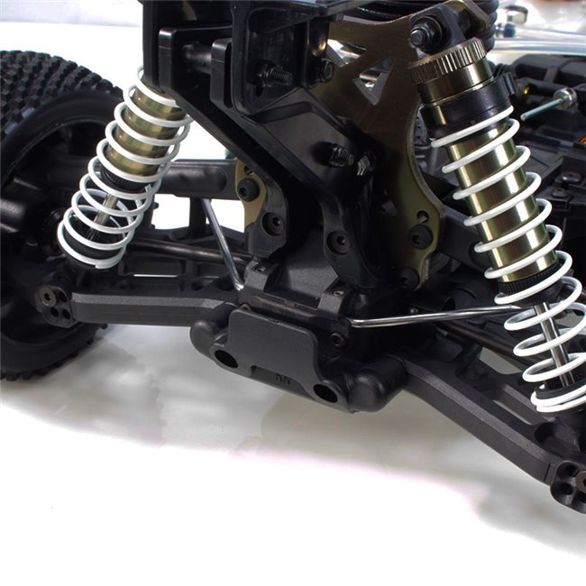 ❤️ B8 JR BUGGY NITRO 1/8 EXTREME MOTOR 25 NARANJA (LISTO PARA CORRER)