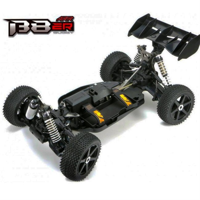 B8ER BUGGY BRUSHLESS 1/8 SEMI COMPETICIÓN NEGRO-NARANJA (LISTO PARA CORRER)