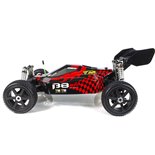 B8ER BUGGY BRUSHLESS 1/8 SEMI COMPETICIÓN ROJO-NEGRO (LISTO PARA CORRER)