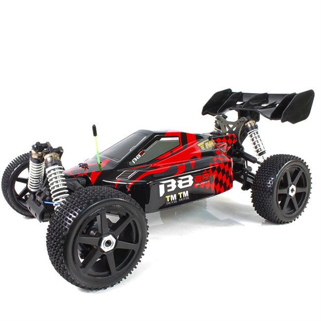 B8ER BUGGY BRUSHLESS 1/8 SEMI COMPETICIÓN ROJO-NEGRO (LISTO PARA CORRER)