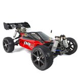 B8ER BUGGY BRUSHLESS 1/8 SEMI COMPETICIÓN ROJO-NEGRO (LISTO PARA CORRER)