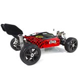 B8ER BUGGY BRUSHLESS 1/8 SEMI COMPETICIÓN ROJO-NEGRO (LISTO PARA CORRER)