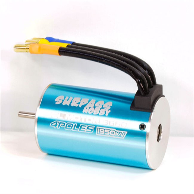 MOTOR BRUSHLESS 3660 1950KV EJE 3.17MM