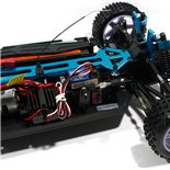 XSTR BUGGY 1/10 C/ 2.4GHZ + BAT CARG (AMARILLO LILA)