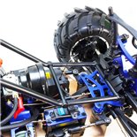 Coche RC Skeleton Monster 1/5 Gasolina 32cc 4WD R.T.R. (BLANCO AZUL)