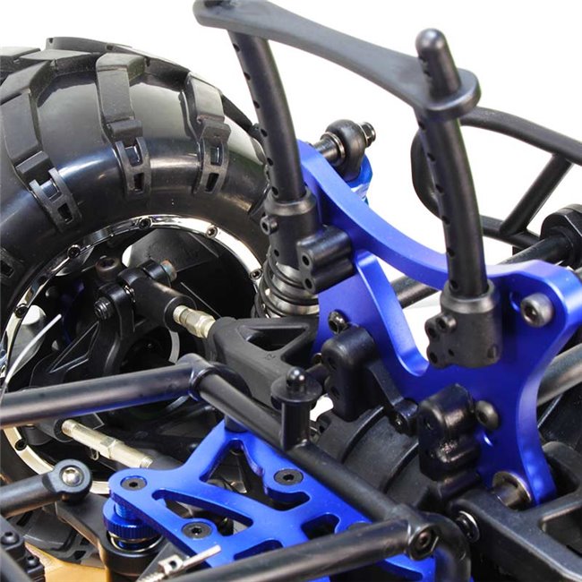 Coche RC Skeleton Monster 1/5 Gasolina 32cc 4WD R.T.R. (BLANCO AZUL)