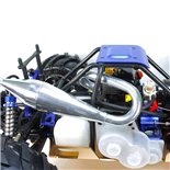 Coche RC Skeleton Monster 1/5 Gasolina 32cc 4WD R.T.R. (BLANCO AZUL)