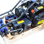 Coche RC Skeleton Monster 1/5 Gasolina 32cc 4WD R.T.R. (BLANCO AZUL)