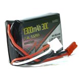 BATERÍA LIPO 7.4V(2S) 1300MHA 30C CONECTOR JST/BEC