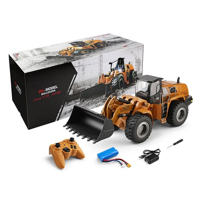 WLTOYS 14800 EXCAVADORA BULLDOZER INFINIDAD DE FUNCIONES Y PRESTACIONES (LISTA PARA CORRER)