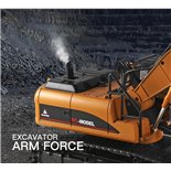 WLTOYS 16800 EXCAVADORA DE CONSTRUCCIÓN CON CADENAS METÁLICAS (LISTA PARA CORRER)