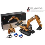 WLTOYS 16800 EXCAVADORA DE CONSTRUCCIÓN CON CADENAS METÁLICAS (LISTA PARA CORRER)