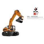 WLTOYS 16800 EXCAVADORA DE CONSTRUCCIÓN CON CADENAS METÁLICAS (LISTA PARA CORRER)