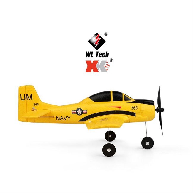 WLTOYS XK-A210 AVIÓN TELEDIRIGIDO T-28 AMARILLO PARA INICIACIÓN Y LISTO PARA VOLAR