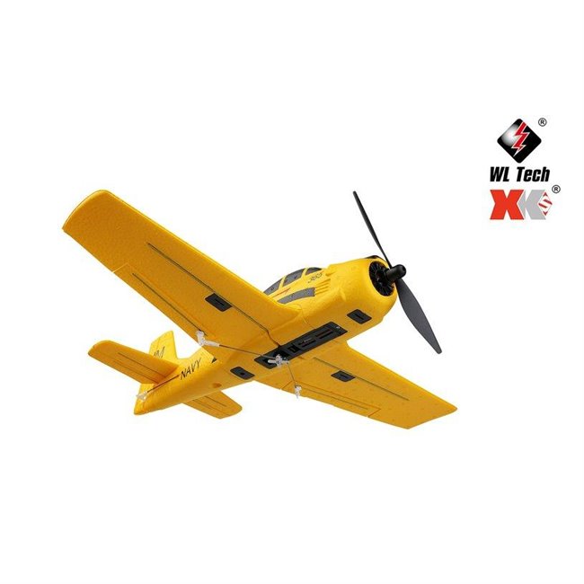 WLTOYS XK-A210 AVIÓN TELEDIRIGIDO T-28 AMARILLO PARA INICIACIÓN Y LISTO PARA VOLAR