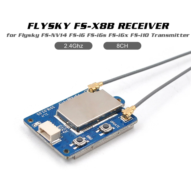 FLYSKY NIRVANA NV14 ÚLTIMA GENERACIÓN CON RECEPTOR FS-IA8X + FS-8XB Y FIRMWARE OPENTX