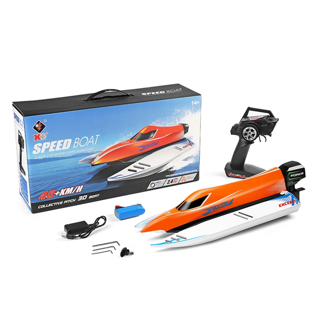 WLTOYS L915 LANCHA RC BRUSHLESS 43CM LIPO 11.1V 45KM/H F1 (NARANJA)