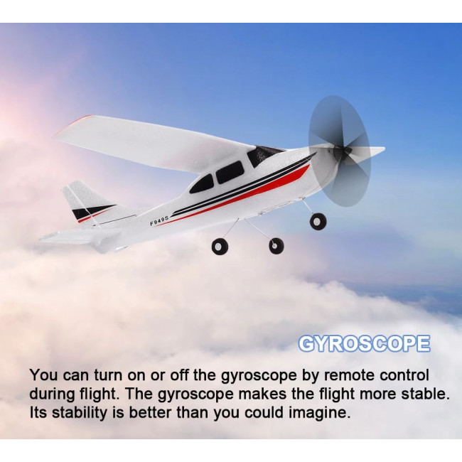 WLToys - Avión RC Mini Cessna 3 Canales R.T.F. 2.4GHZ - WLTF949S