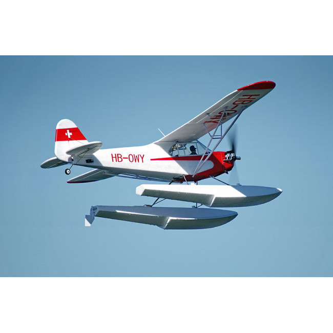 AVIÓN J3 CUB V3 1400MM PNP + FLOTADORES