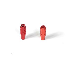 STICKS EN ALUMINIO ROJO ENROSCABLES PARA EMISORA