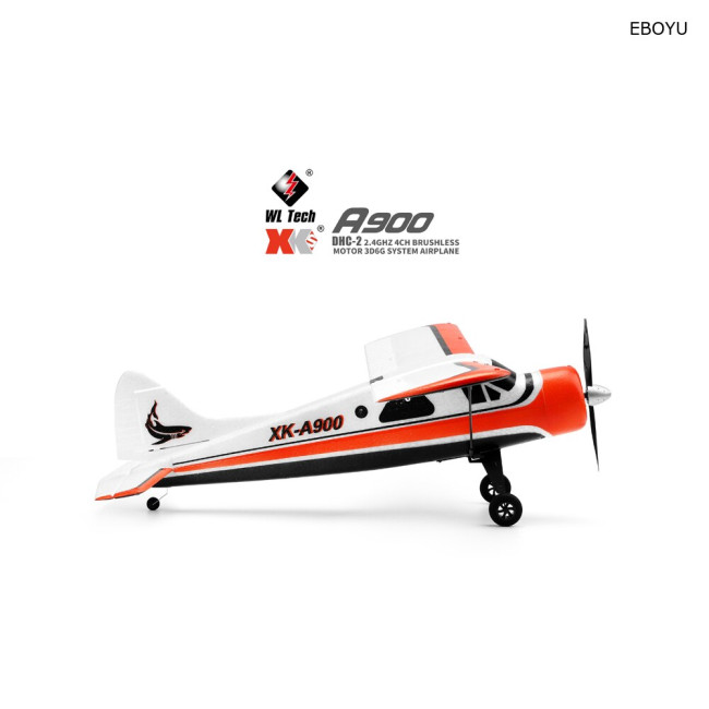 AVIÓN TRAINER BEAVER XK-A900 (Versión 2023) CON EMISORA Y BATERÍA IDEAL PARA INICIACIÓN