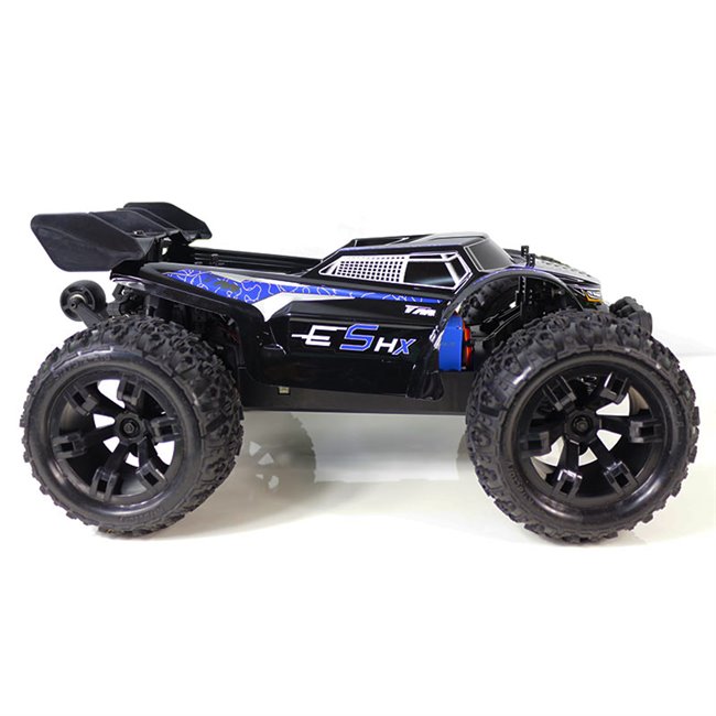 TRUGGY BRUSHLESS E5HX MONSTER TRUCK NEGRO-AZUL (LISTO PARA CORRER)