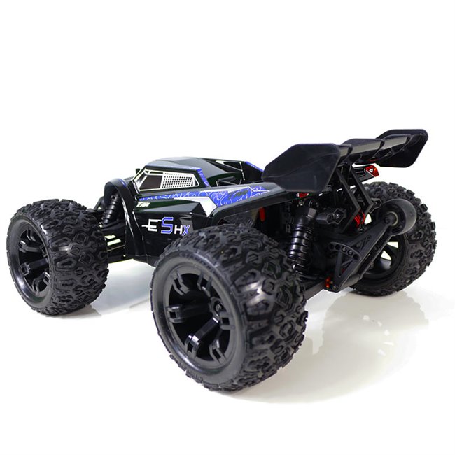TRUGGY BRUSHLESS E5HX MONSTER TRUCK NEGRO-AZUL (LISTO PARA CORRER)