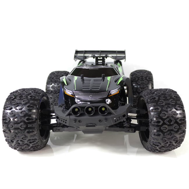 TRUGGY BRUSHLESS E5HX MONSTER TRUCK NEGRO-VERDE (LISTO PARA CORRER)