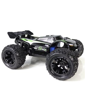 TRUGGY BRUSHLESS E5HX MONSTER TRUCK NEGRO-VERDE (LISTO PARA CORRER)