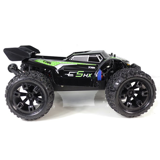 TRUGGY BRUSHLESS E5HX MONSTER TRUCK NEGRO-VERDE (LISTO PARA CORRER)