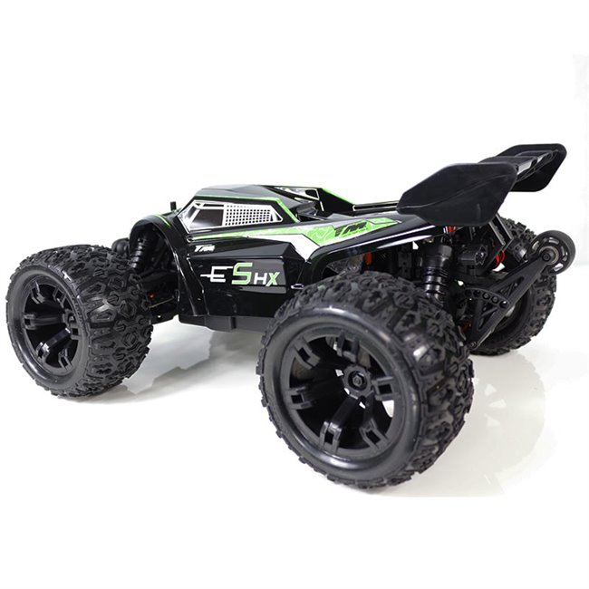 TRUGGY BRUSHLESS E5HX MONSTER TRUCK NEGRO-VERDE (LISTO PARA CORRER)
