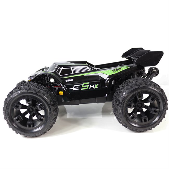 TRUGGY BRUSHLESS E5HX MONSTER TRUCK NEGRO-VERDE (LISTO PARA CORRER)