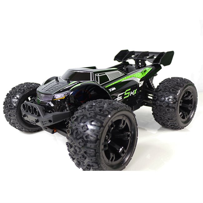 TRUGGY BRUSHLESS E5HX MONSTER TRUCK NEGRO-VERDE (LISTO PARA CORRER)