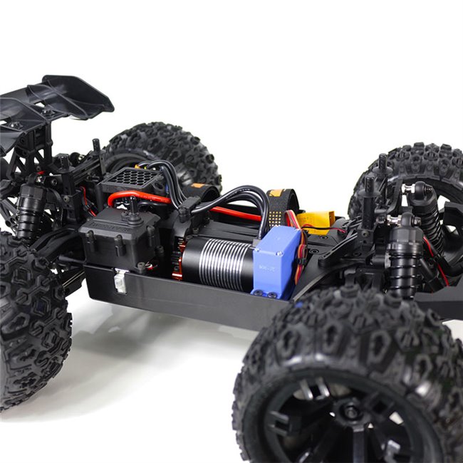 TRUGGY BRUSHLESS E5HX MONSTER TRUCK NEGRO-VERDE (LISTO PARA CORRER)
