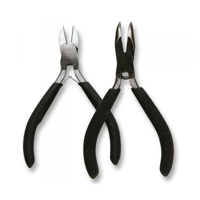 ALICATE DE CORTE Y ALICATE DE PUNTA CURVA