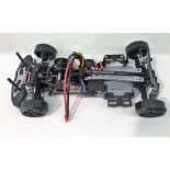 COCHE DRIFT E4D MF BRUSHLESS GRAFITO SILVER 4X4 NEGRO (LISTO PARA CORRER)